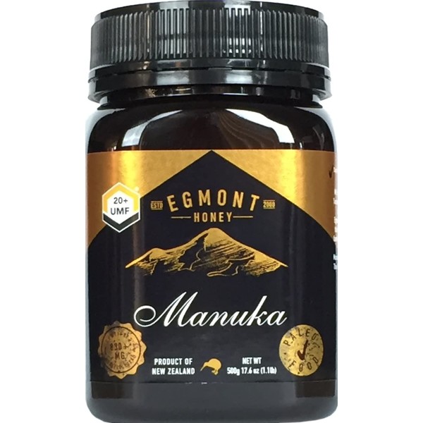 Egmont Honey MGO830+ Manuka Honey 17.6 oz (500 g), New Zealand Honey in Individual Box