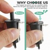 MOOTVGOO 2 Pack Hopper Lid Door Switch Kit Replacement for