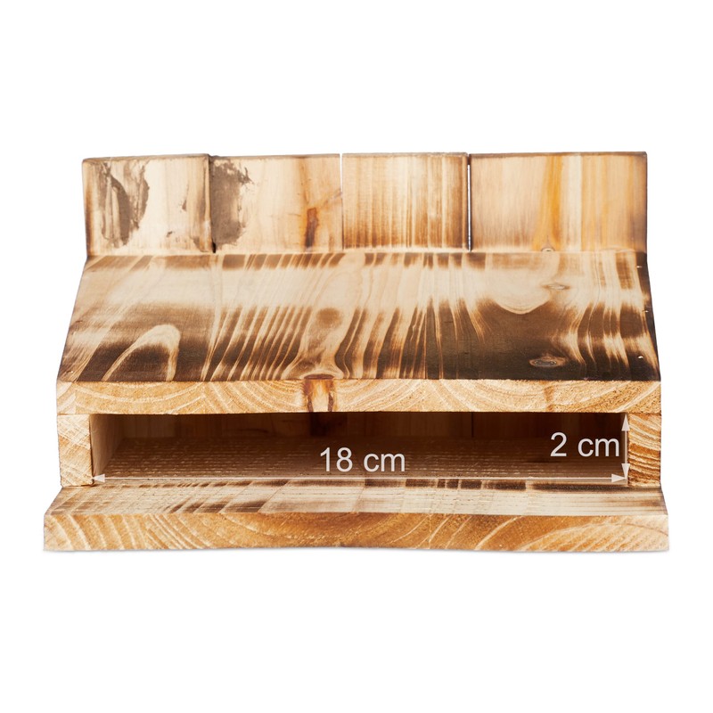 Relaxdays Bat Box, Shelter for Bats, HBD: 37 x 22