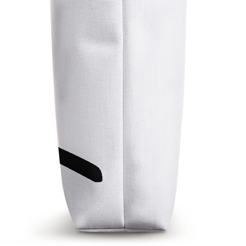 Coach White Vertical Logo Tote Bag