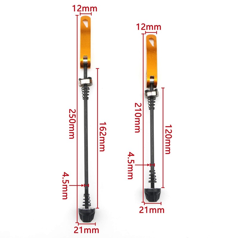 Rowiz Quick Release Bicycle Hub Front & Rear Bicycle Axle