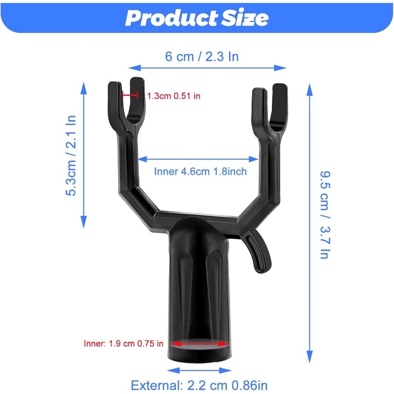 West Bay 8 Pcs Tree Branch Support Metal Tree Crutch
