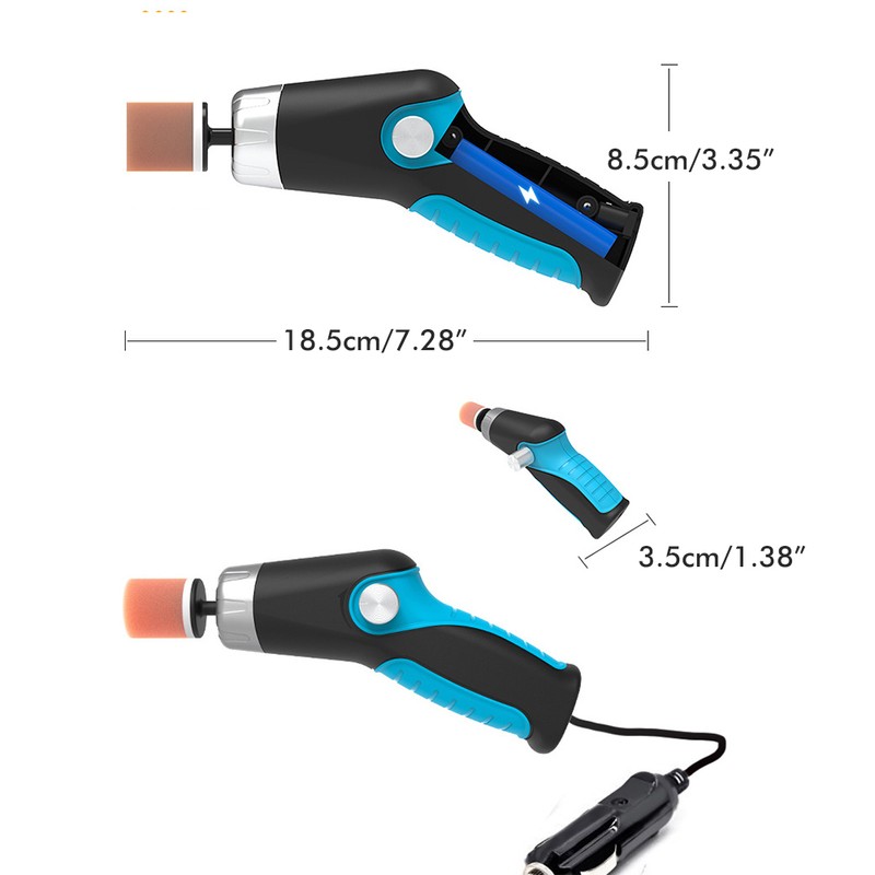 Mini Electric Car Polisher Portable Car Scratch Remover Machine Adjustable