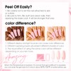 ROSALIND Poly Nail Gel Set 6 Colors 10ml UV/LED Long-Lasting
