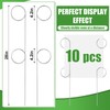 Kathfly 10 Pcs 28 Inch Pigtail Sign Holder Heavy Duty