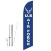 GLOBAL ADVERTISING SOLUTIONS US Air Force Feather Flag Eye Catching