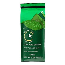 Decaf Dark Smooth Roast Low Acid Whole Bean 12 oz.