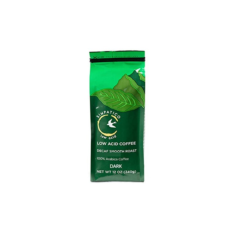 Decaf Dark Smooth Roast Low Acid Whole Bean 12 oz.