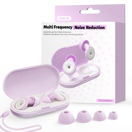 Ear Plugs for Sleeping Noise Reduction, 30dB Ear Plugs for Hearing Protection, Silicone Soft Reusable EarPlugs for Sleep, Concert, Focus with Case & 4 Pair Eartips