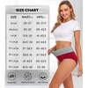 CULAYII High Waisted Underwear for Women Cotton Briefs Full Coverage