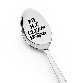 Ice Cream Lover Gifts for Husband Dad Chirismas Birthday Gifts for Daughter Grandkids My Ice Cream Spoon Gift for Ice Cream Lovers Friend Sister Graduation Gifts