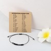 KUIYAI Sober Morse Code Bracelet, Sobriety Gift, Addiction Recovery Gift,