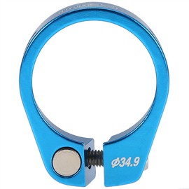 Seat Clamp 34.9, Seat Post Clamp 34.9 mm Aluminium Alloy Bicycle Seat Clamp Mountain Bike Seat Tube Clamp Seat Post Accessories