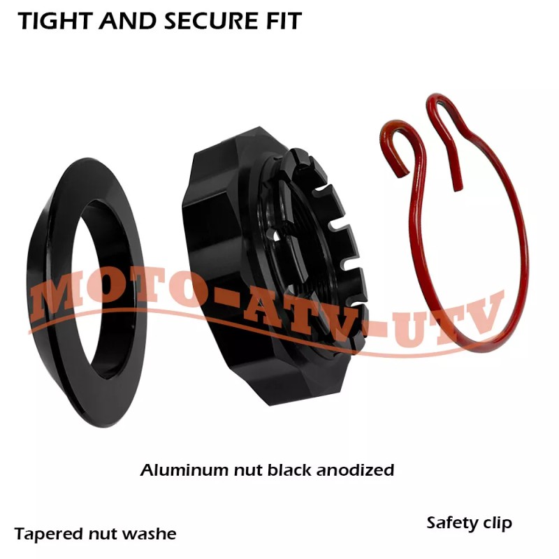 JINFANNIBI Wheel Nut Removal Socket Tool & Aluminum Nut Set