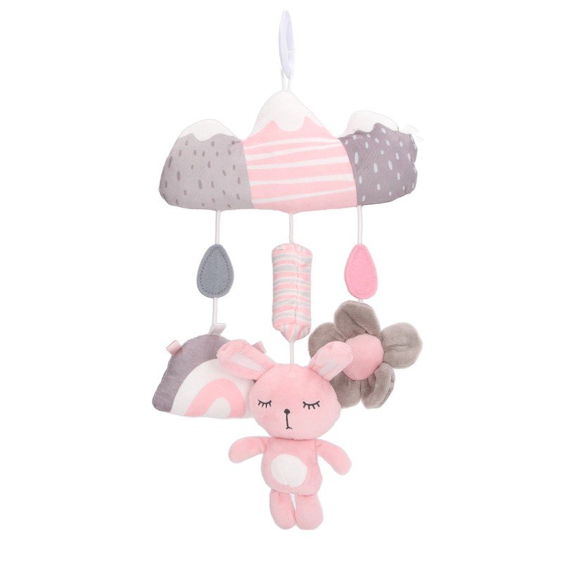 Baby Mobile Sensory Toy Soft Plush Learning Development Interactive Sound
