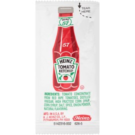 Heinz Ketchup Single Serve Packets (0.3 oz Packets, Pack of 200)