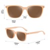 YDAOWKN Polarized Sunglasses for Women Men Retro Design Style Trendy
