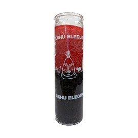 Eshu Elegua Red/Black Pillar Candle