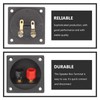 10PCS Square 2-Way Speaker Box Terminal Cup Spring Loaded Jacks
