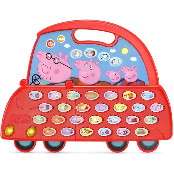 VTech Peppa Pig Learn and Go Alphabet Car, Red