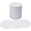 Paper Coasters White Solid Round 100 Sheets/Pack