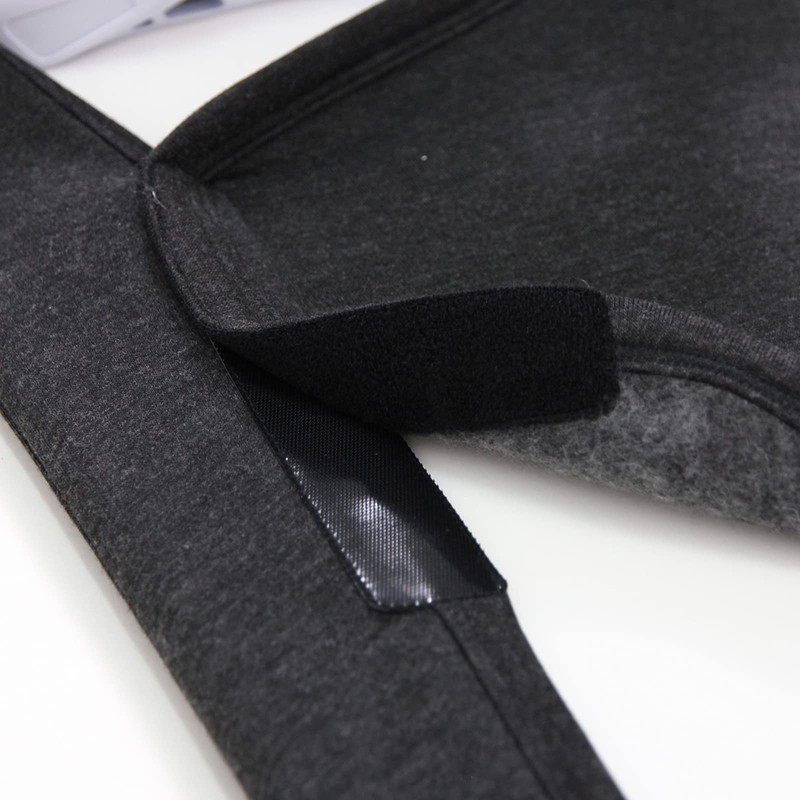 MONS Snowboard Protection Soft Cover Sleeve With Binding Open, Grey,