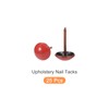 METALLIXITY Upholstery Nail Tacks (11x17x3.6mm) 25Pcs, Iron Round Thumb Push