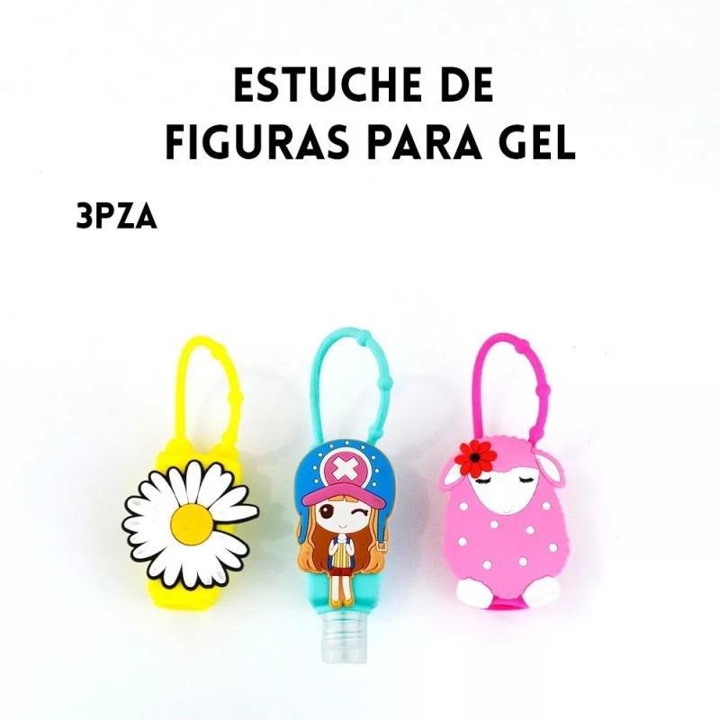 Tton Estuche Para Gel Con Funda Holder Personajes Silicón 3