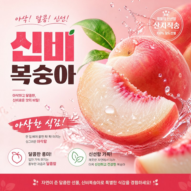 Jicheol's Godangdo Special Product Mysterious Peach Seasonal Mango Peach /