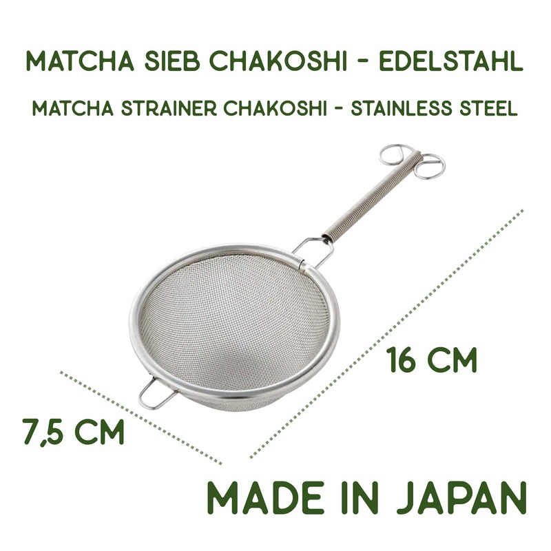 Matcha Tea Strainer "Chakoshi" Made of Stainless Steel – Very