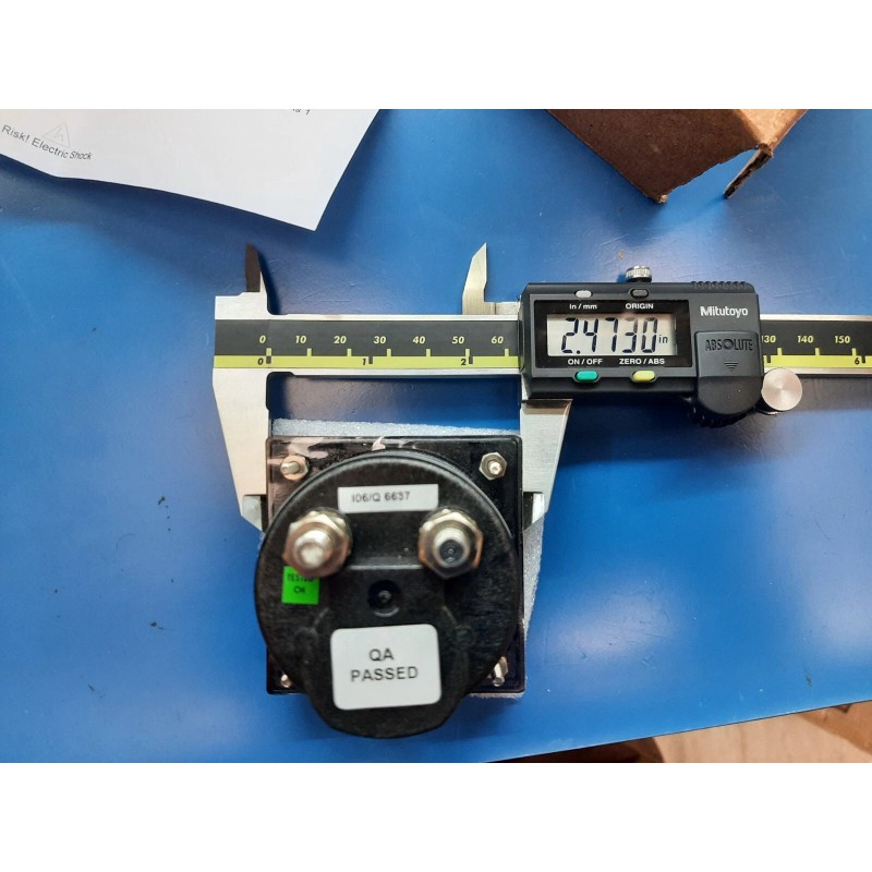 Grainger / Rish Vista Analog Panel Meter, AC 0-25 Amps