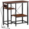 SEGAWE Aquarium Stand with Adjustable Shelves & Power Outlets 37
