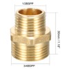 sourcing map Brass Pipe Fitting, Reducing Hex Nipple 3/4 BSPP