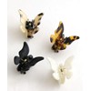 Vingtaine H7369-WH- Tortoise Shell Butterfly Mini Clip Hair Claw Cute
