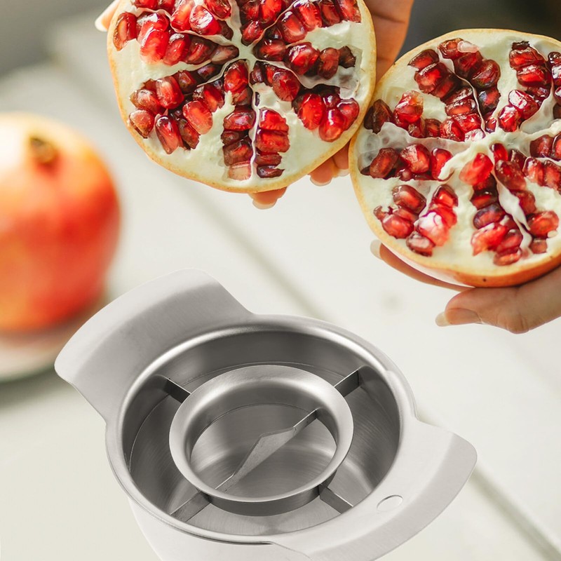 STOBAZA Pomegranate Peeler Deseeder Pomegranate Peeling Tool with Bowl Stainless