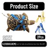 Tortoise Accessories, 2 Pack Tortoise Harness Set for Small Reptiles,
