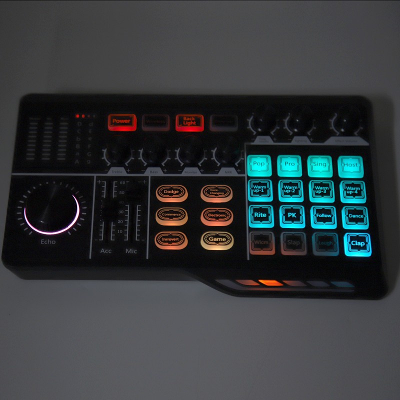 Professional Sound Mixer 1200mAh Micro USB Studio Streaming Live Gaming