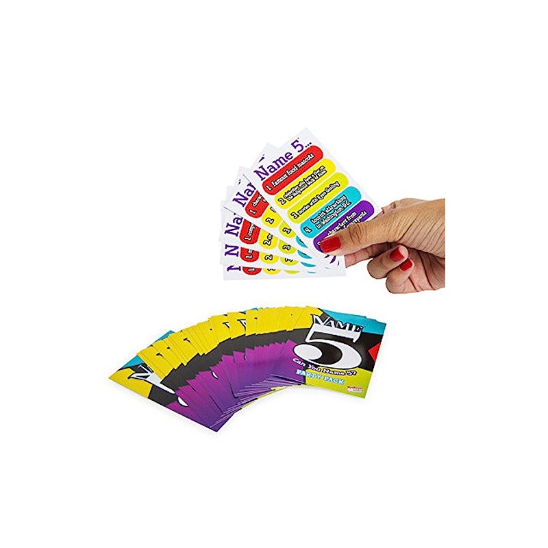 Name 5 Card Game - Party Pack