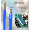 Tubtap® Crimping Pliers Set with 1200 Pieces Ferrules with 1200
