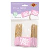 Beistle It's A Girl! Picks, 2.5", Pink/White, 50 Picks In
