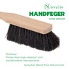 Novaliv Horsehair hand brush and room broom variant.