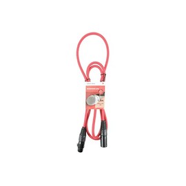Premium XLR Male - XLR Female Cable | Microphone Cable | Red - 1.5M