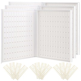PINGEUI 3 Pack 216 Colors Nail Display Book, Nail Gel Polish Display Chart with 720 Nail Tips, Nail Polish Sample Display Book for Nail Salon and Nail Painting Practice, No Need Glue