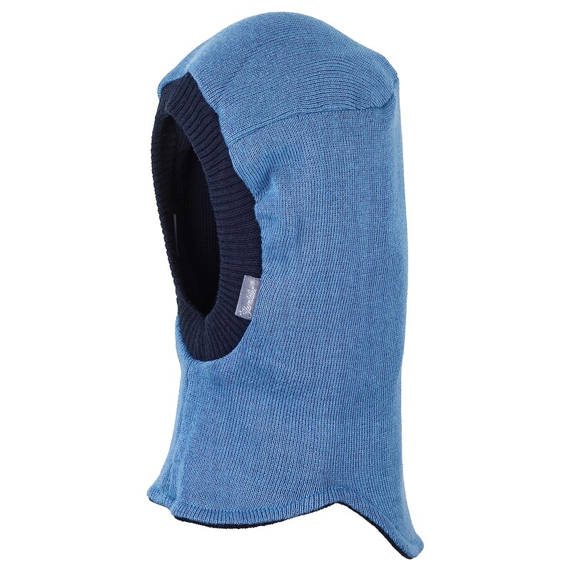 Sterntaler Reversible Cotton Knitted Scarf Hat - Knitted hat Blue