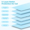 PWEZON Disposable Litter Box Liners, 50 pcs Super Absorbent Training