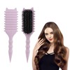 Frogetu Curl Hair Brush, Curl Styling, Curling Brush, Boar Bristles