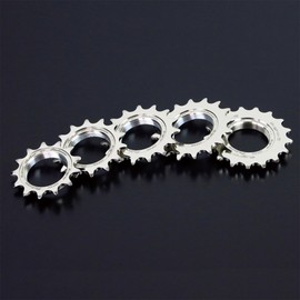 Sugino SUPER GIGAS Sprocket 19T Silver NJS Not Approved (1 Piece)