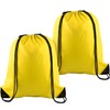 KUUQA 2 Pcs Yellow Drawstring Backpack Drawstring Bag Bulk Sports