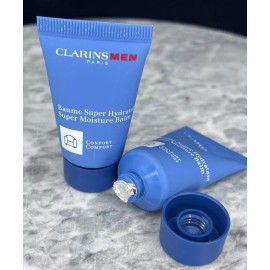 Clarins Men Super Moisture Balm-0.4oz (Lot of 2)-NEW