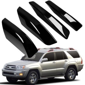 Car Roof Rack End Caps Compatible with Toyota 4Runner 4WD N210 2003 2004 2005 2006 2007 2008 2009 Roof Rack Cover Roof Rail End Cap Shell Protection Roof Rack Accessories